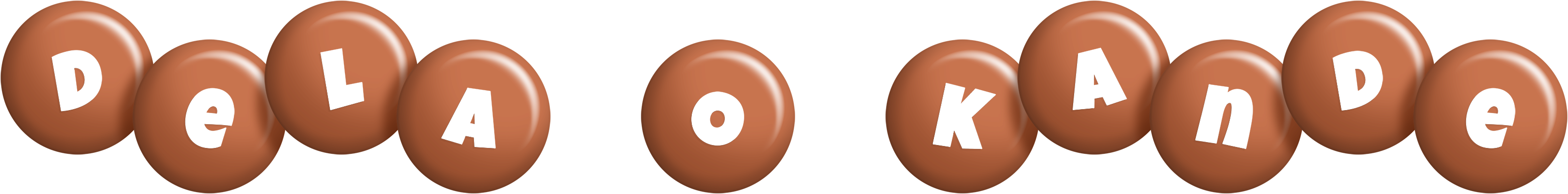 Dela O Kande candy-brown logo